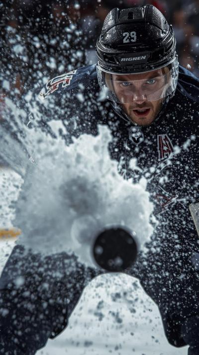 Hockey Slapshot Ice Spray