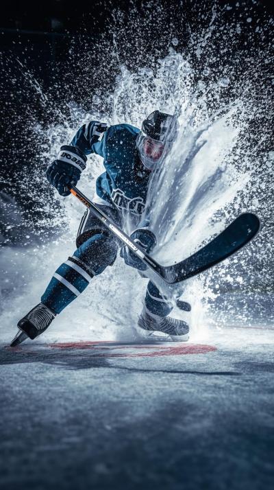 Hockey Slapshot Ice Spray
