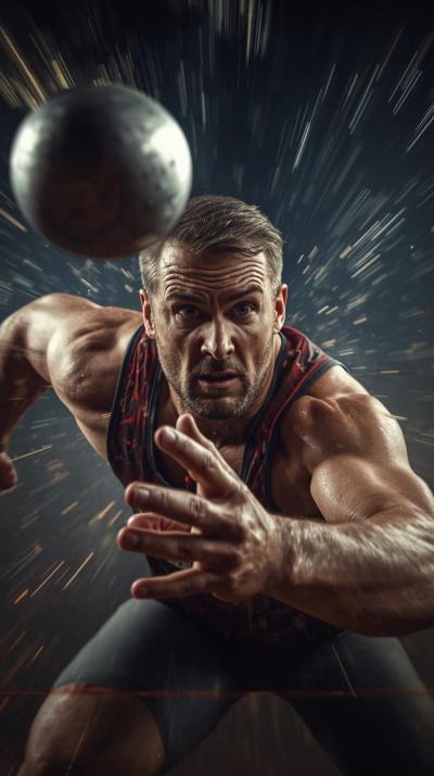 Shot Put Power Launch