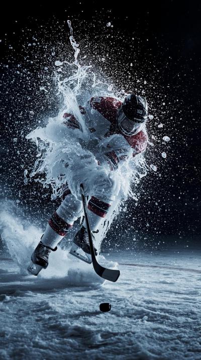 Hockey Slapshot Ice Spray