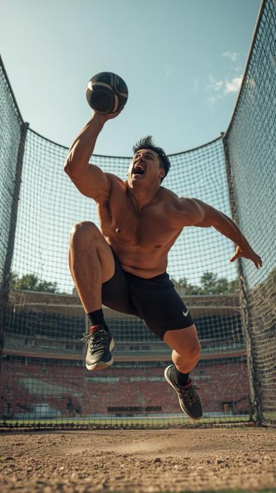 Shot Put Power Launch