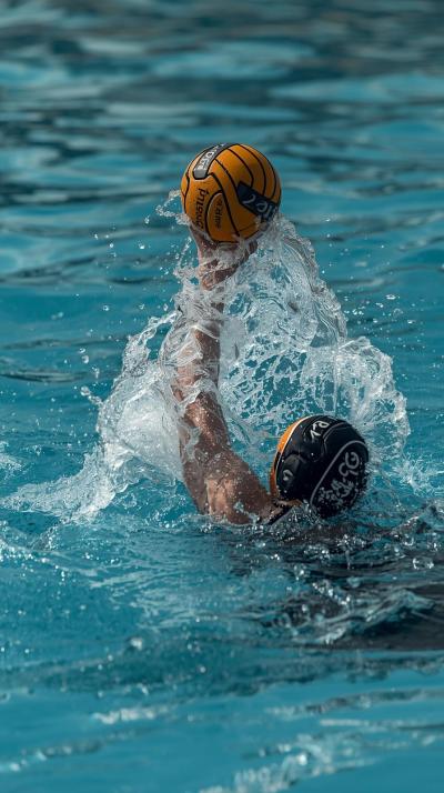 Water Polo Skip Shot Ripple