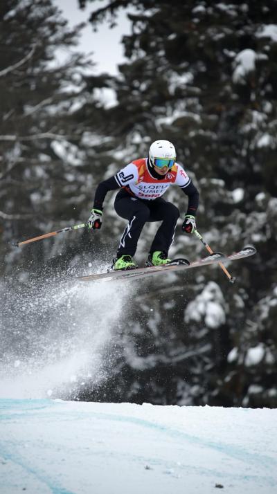 Ski Downhill Tuck BlSki Jump Flight Telemarkur