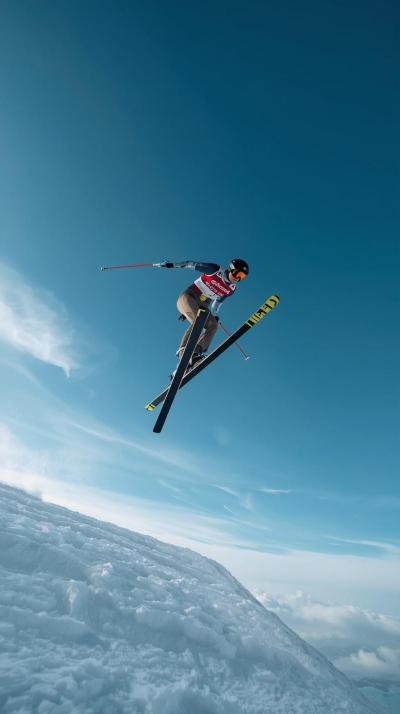 Ski Jump Flight Telemark