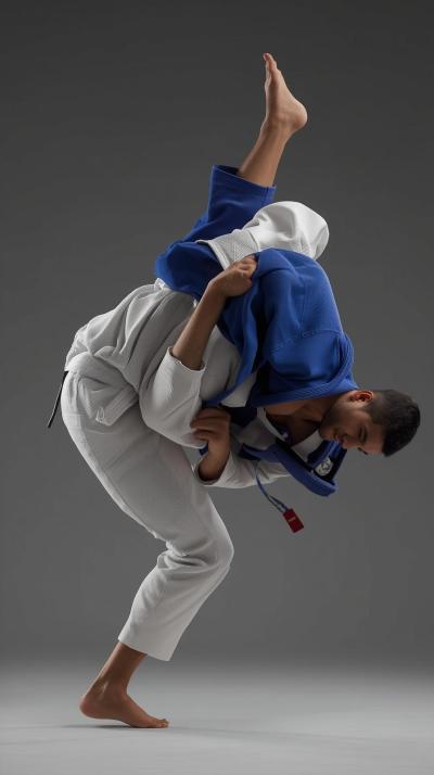 Judo Ippon Shoulder Throw