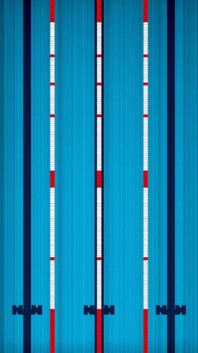 Breaststroke Lane Pattern