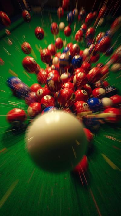 Snooker Break Off Scatter