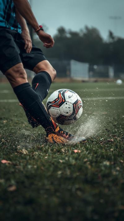 Soccer Free Kick Curl