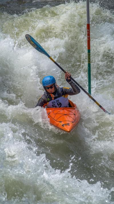 Kayak Slalom GSailing Upwind Heelate Cut