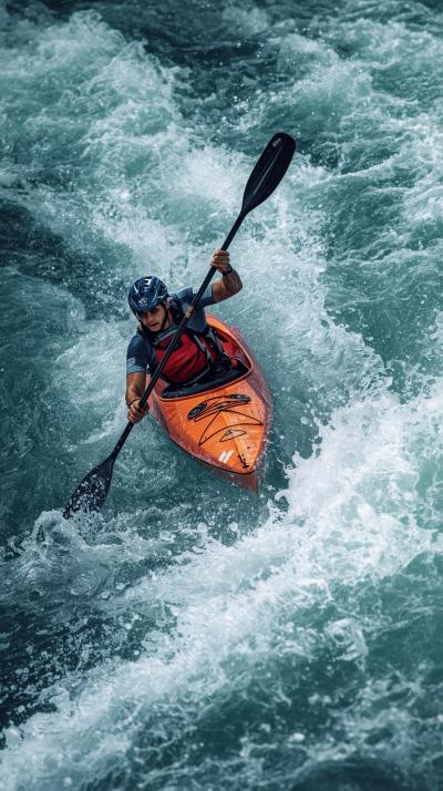 Kayak Slalom GSailing Upwind Heelate Cut