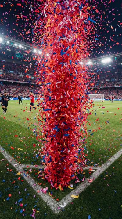 Corner Kick Confetti Burst