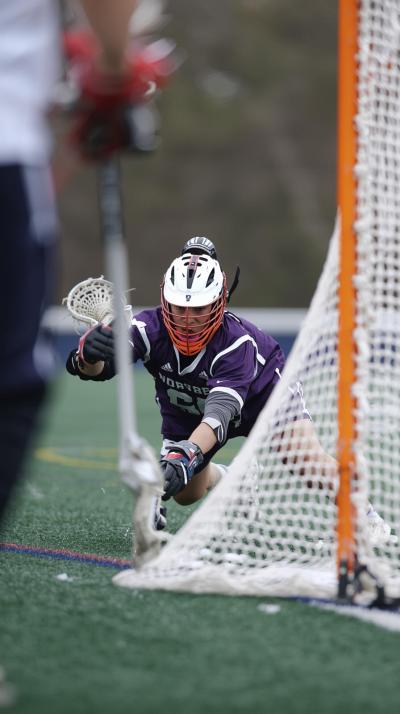 Lacrosse Crease Dive Finish