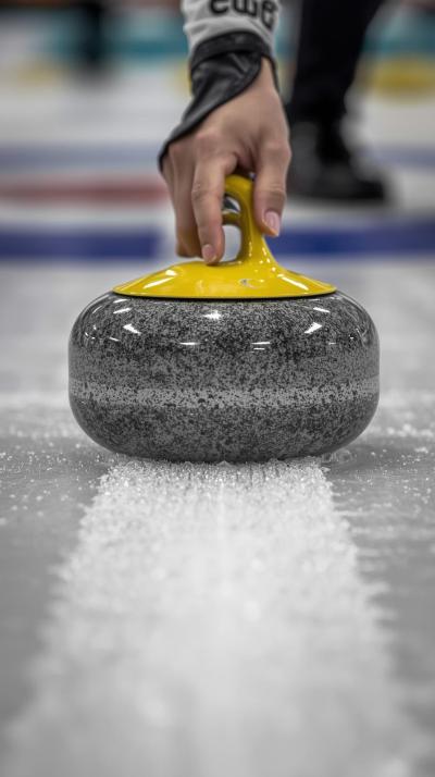 Curling Stone Last Shot