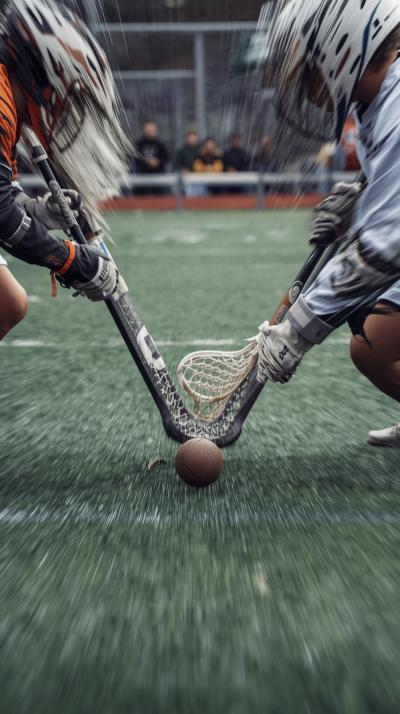 Lacrosse Face Off Clash