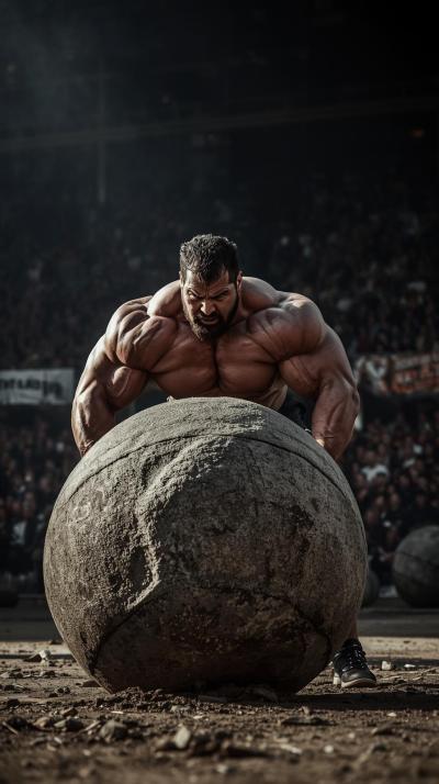 Strongman Atlas Stone Load