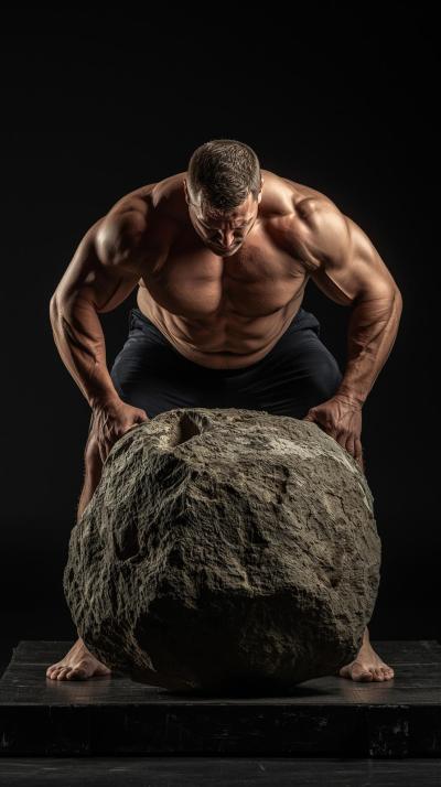 Strongman Atlas Stone Load