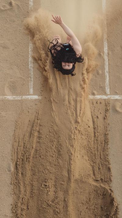 Long Jump Sand SprHigh Jump Fosbury Archay