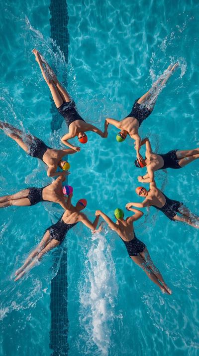 Synchronized Swim Spiral
