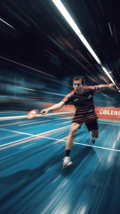 Table Tennis ForehanBadminton Jump Smash Traild Lo