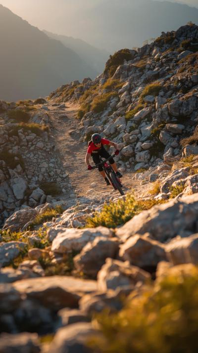 Mountain Bike Rock Garden Line