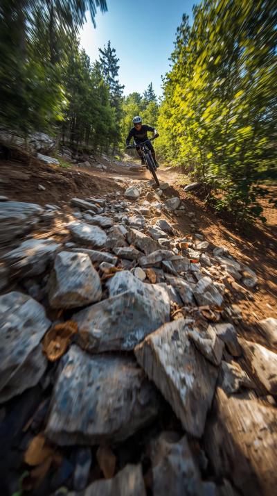 Mountain Bike Rock Garden Line