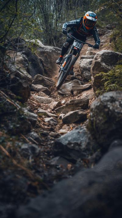 Mountain Bike Rock Garden Line