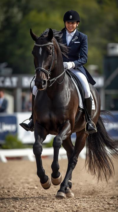 Dressage Extended Trot