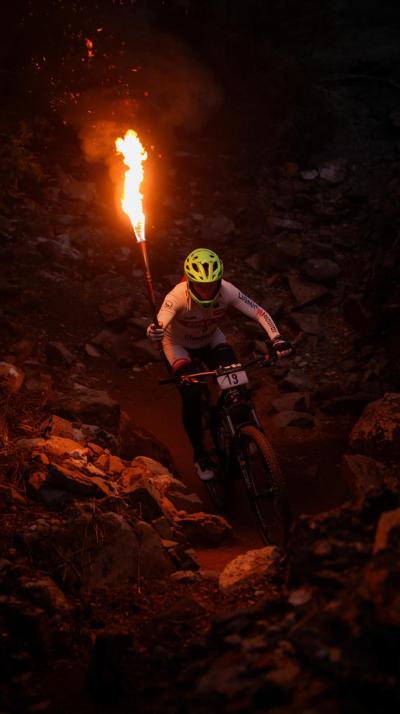 Olympic Torch RelayMountain Bike Rock Garden Line