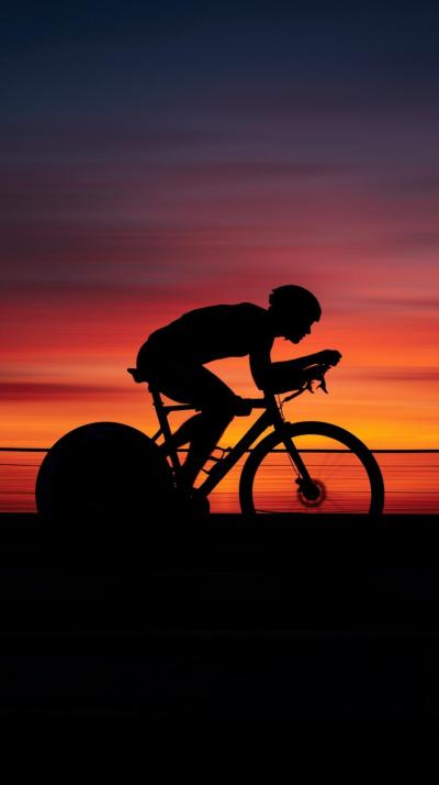 Paralympic RacBicycle Kick Goal Silhouetteing Chai