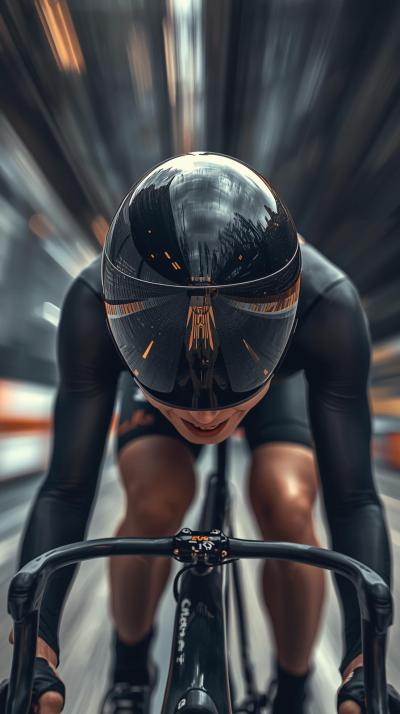 Time Trial Aero Helmet Pose