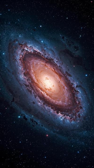 Andromeda Galaxy Spiral Close Up