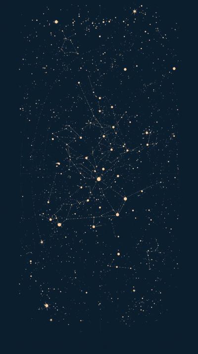 Vector Star Map Constellations