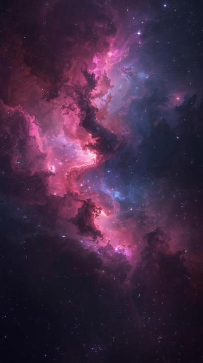 Lagoon Nebula Magenta Swirls