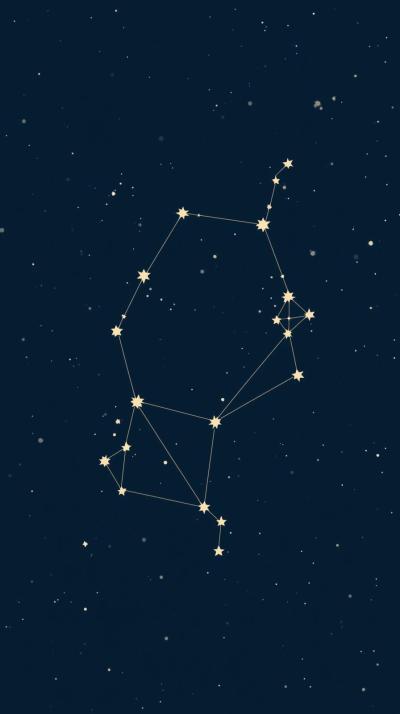 Vector Star Map Constellations