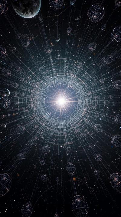 Dyson Swarm Concept Sparkle