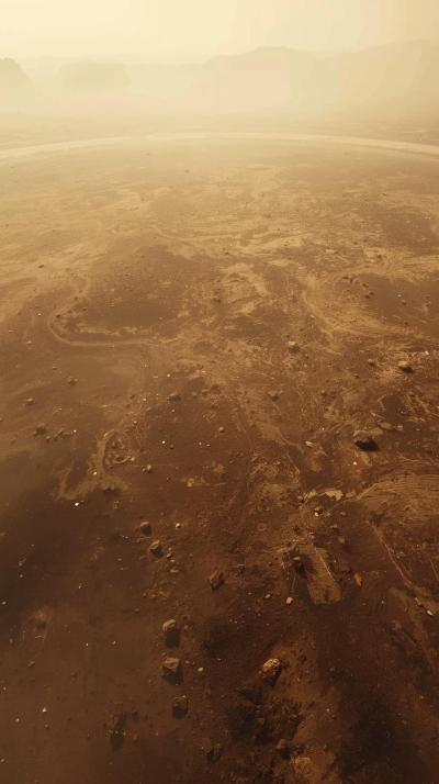 Dusty Ring Plane Perspective