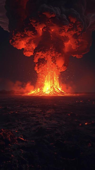 Volcanic Moon Lava Plumes