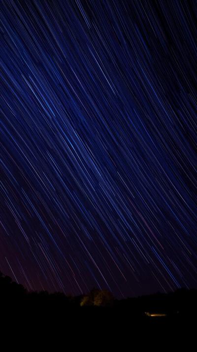 Long Exposure Star Trails Circle