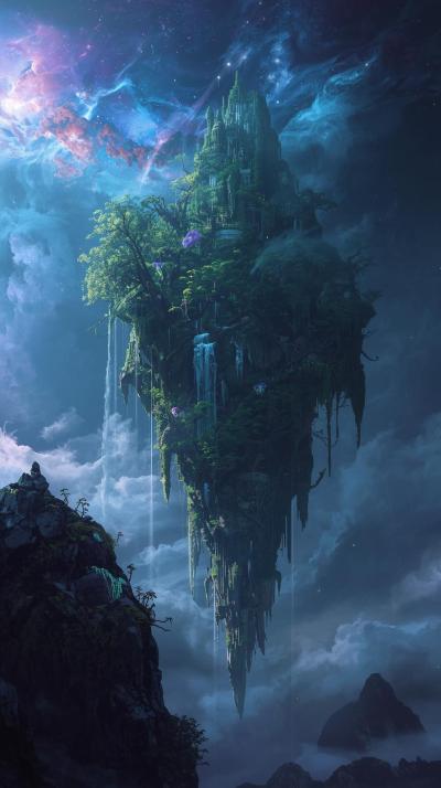 Exoplanet With Floating Islands