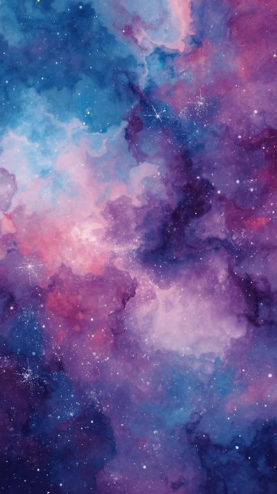 Watercolor Nebula Wash