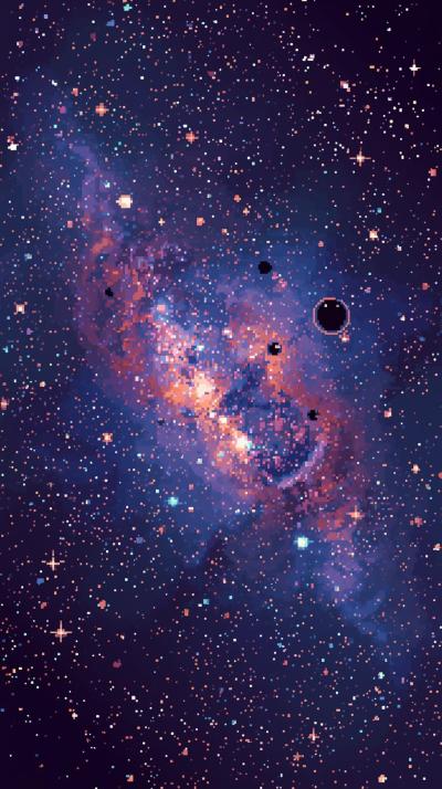 Pixel Art Star Parallax