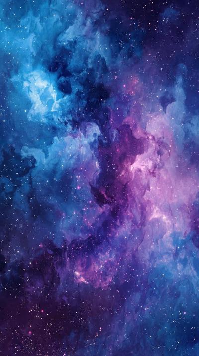 Watercolor Nebula Wash