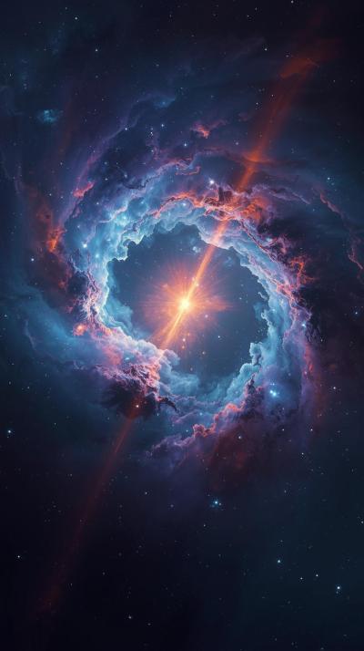 Pulsar Beams Sweeping Nebula