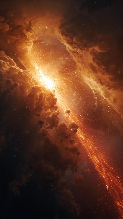 Quasar Jet Piercing Dust