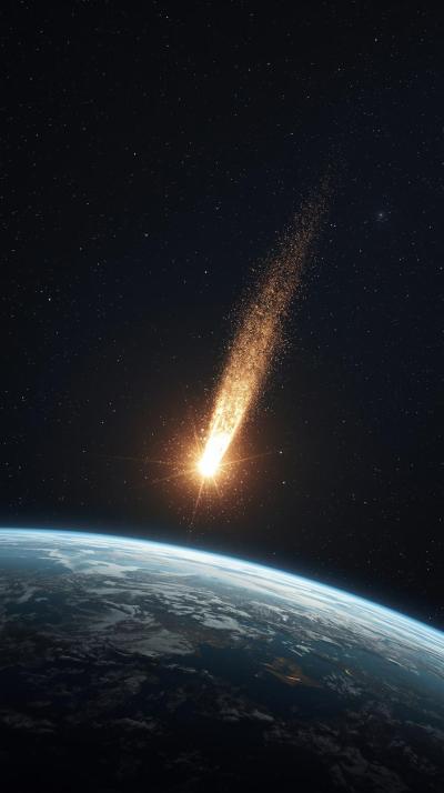 Meteorite Impact Cosmic Dust Sparkle Minimalistplu