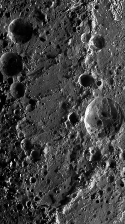 Monochrome Lunar Surface Texture