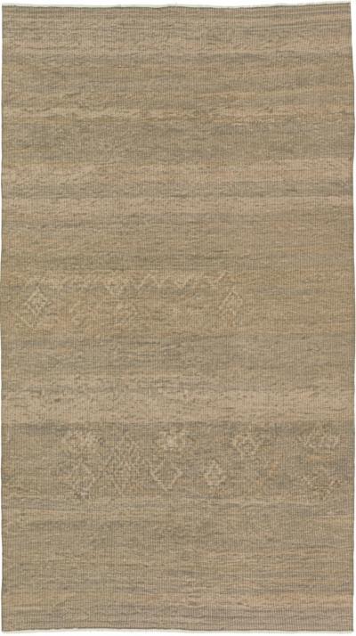 Kilim DiamonIkat Blur Stripes Subduedd Weave Muted
