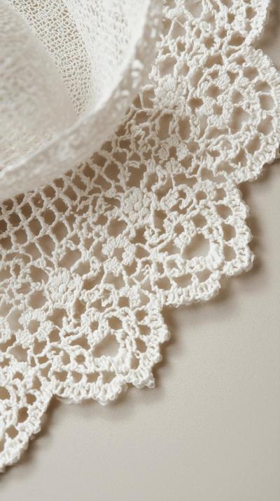 Lace Doily Overlay Delicate