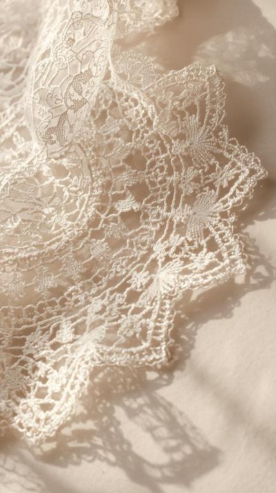 Lace Doily Overlay Delicate