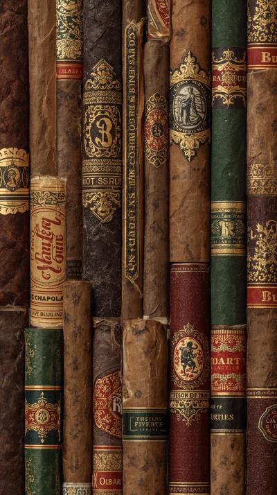 Cigar Band Collage Luxe